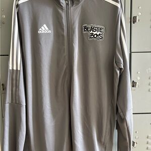 Adidas Gray Beastie Boys Bomber Jacket